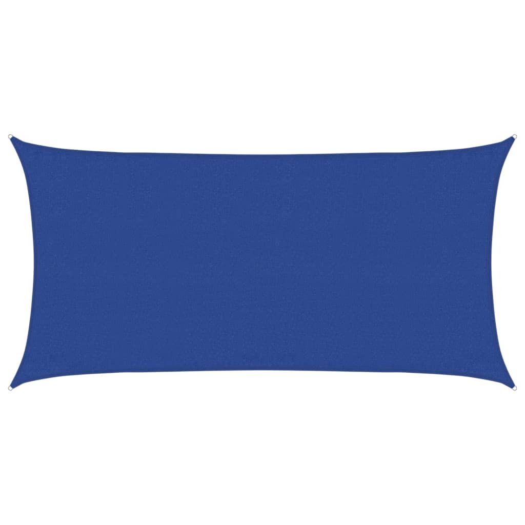 vidaXL Sunshade Sail 160 g/m² Rectangular Blue 3x6 m HDPE