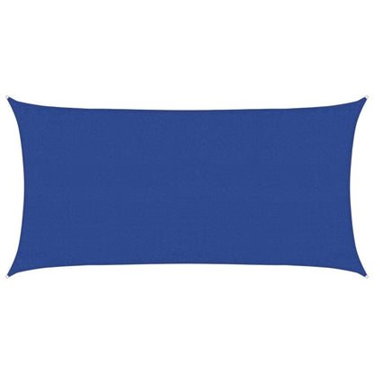 vidaXL Sunshade Sail 160 g/m² Rectangular Blue 3x6 m HDPE