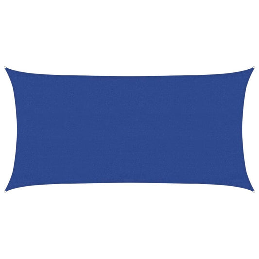 vidaXL Sunshade Sail 160 g/m² Rectangular Blue 3x6 m HDPE