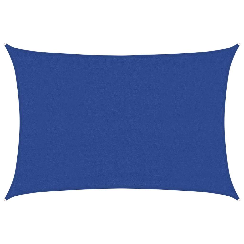 vidaXL Sunshade Sail 160 g/m² Rectangular Blue 3.5x5 m HDPE