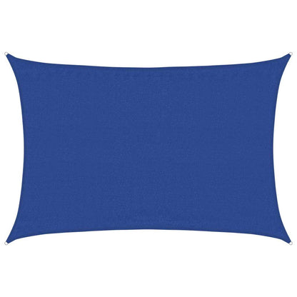 vidaXL Sunshade Sail 160 g/m² Rectangular Blue 3.5x5 m HDPE