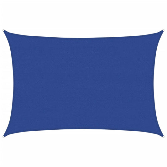 vidaXL Sunshade Sail 160 g/m² Rectangular Blue 4x5 m HDPE