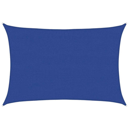 vidaXL Sunshade Sail 160 g/m² Rectangular Blue 4x6 m HDPE