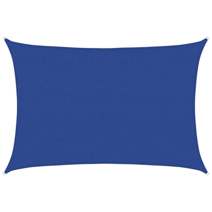 vidaXL Sunshade Sail 160 g/m² Rectangular Blue 4x6 m HDPE