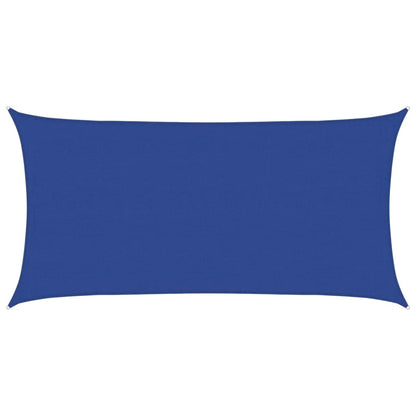 vidaXL Sunshade Sail 160 g/m² Rectangular Blue 4x7 m HDPE