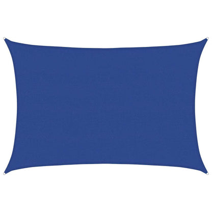 vidaXL Sunshade Sail 160 g/m² Rectangular Blue 5x7 m HDPE