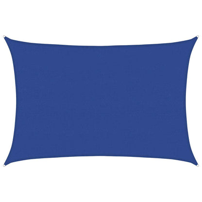 vidaXL Sunshade Sail 160 g/m² Rectangular Blue 5x7 m HDPE
