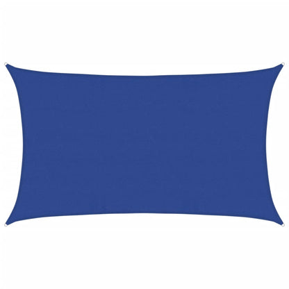 vidaXL Sunshade Sail 160 g/m² Rectangular Blue 5x8 m HDPE