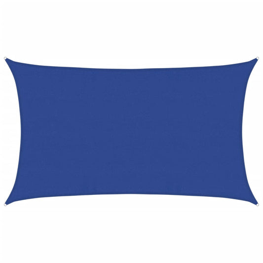 vidaXL Sunshade Sail 160 g/m² Rectangular Blue 5x8 m HDPE
