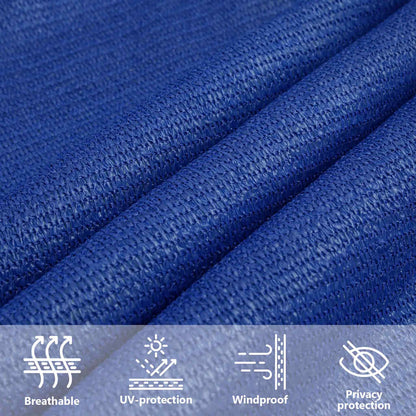 vidaXL Sunshade Sail 160 g/m² Rectangular Blue 5x8 m HDPE