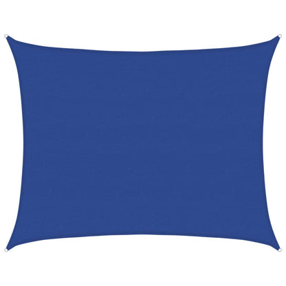 vidaXL Sunshade Sail 160 g/m² Rectangular Blue 6x8 m HDPE