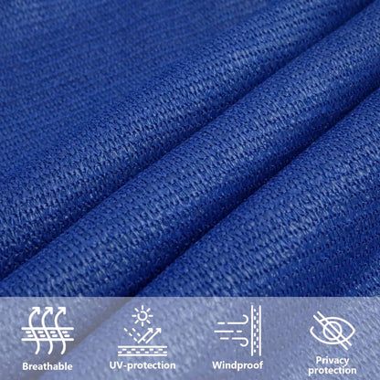 vidaXL Sunshade Sail 160 g/m² Rectangular Blue 6x8 m HDPE