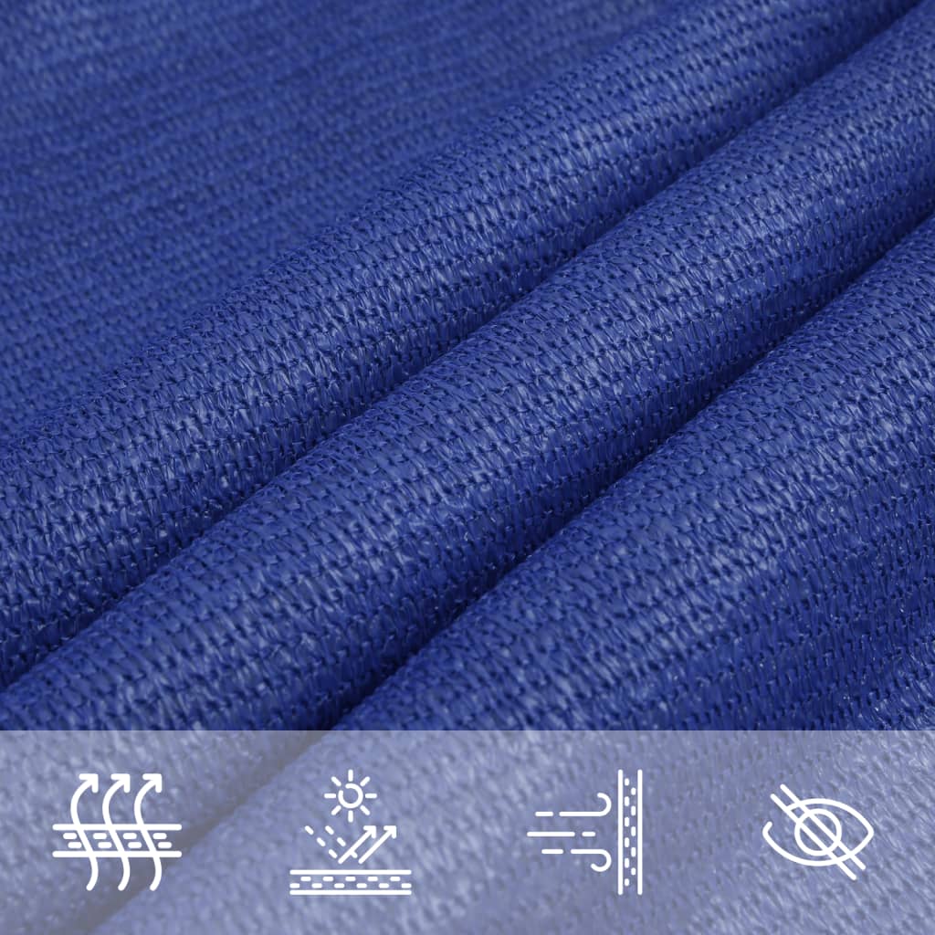 vidaXL Sunshade Sail 160 g/m² Blue 2.5x2.5x3.5 m HDPE