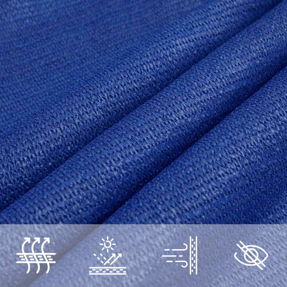 vidaXL Sunshade Sail 160 g/m² Blue 2.5x2.5x3.5 m HDPE