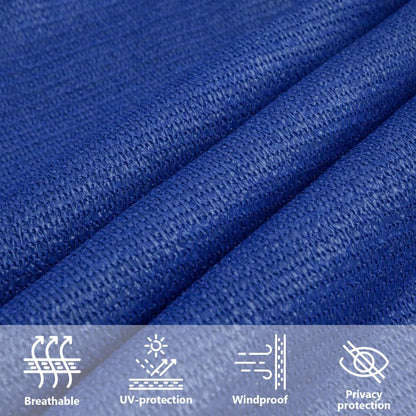 vidaXL Sunshade Sail 160 g/m² Blue 2.5x2.5x3.5 m HDPE