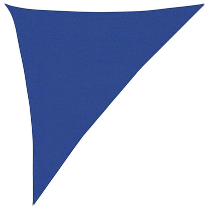 vidaXL Sunshade Sail 160 g/m² Triangular Blue 3x4x5 m HDPE