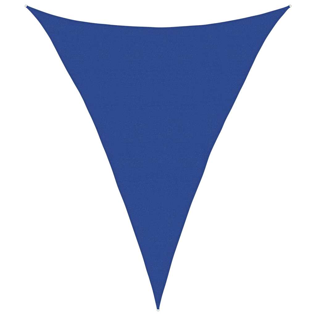 vidaXL Sunshade Sail 160 g/m² Triangular Blue 5x6x6 m HDPE