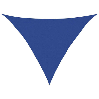 vidaXL Sunshade Sail 160 g/m² Triangular Blue 5x5x6 m HDPE