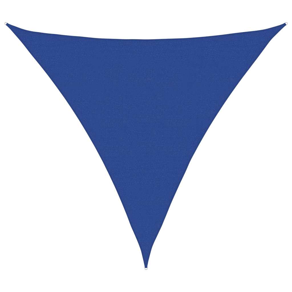 vidaXL Sunshade Sail 160 g/m² Triangular Blue 6x6x6 m HDPE