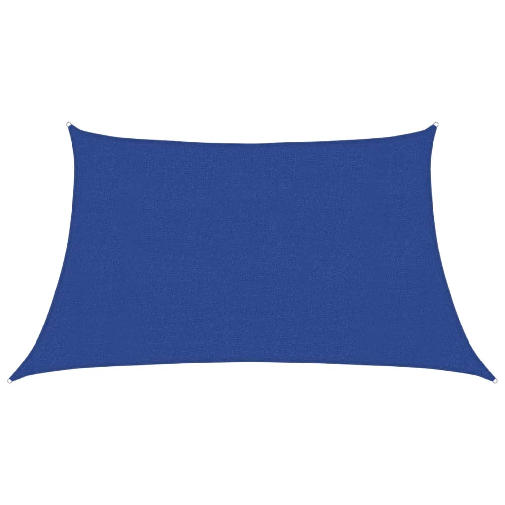 vidaXL Sunshade Sail 160 g/m² Blue 3/4x2 m HDPE