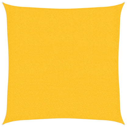 vidaXL Sunshade Sail 160 g/m² Yellow 3x3 m HDPE