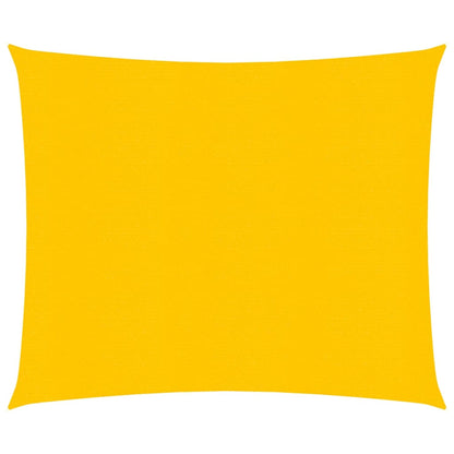 vidaXL Sunshade Sail 160 g/m² Square Yellow 4x4 m HDPE