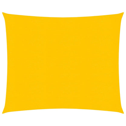 vidaXL Sunshade Sail 160 g/m² Square Yellow 5x5 m HDPE