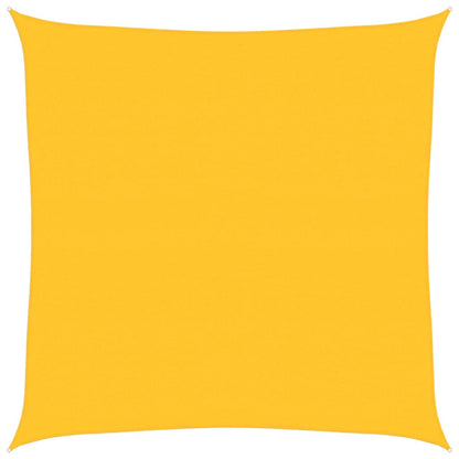 vidaXL Sunshade Sail 160 g/m² Square Yellow 7x7 m HDPE