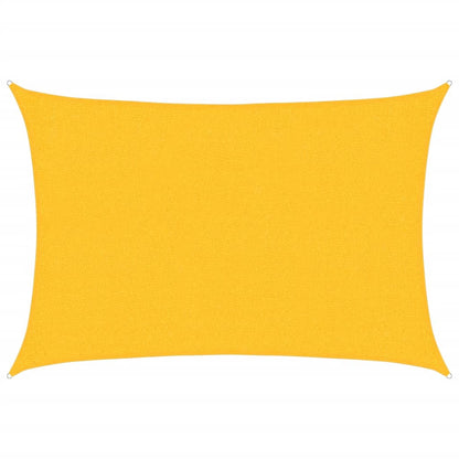 vidaXL Sunshade Sail 160 g/m² Rectangular Yellow 2x3 m HDPE