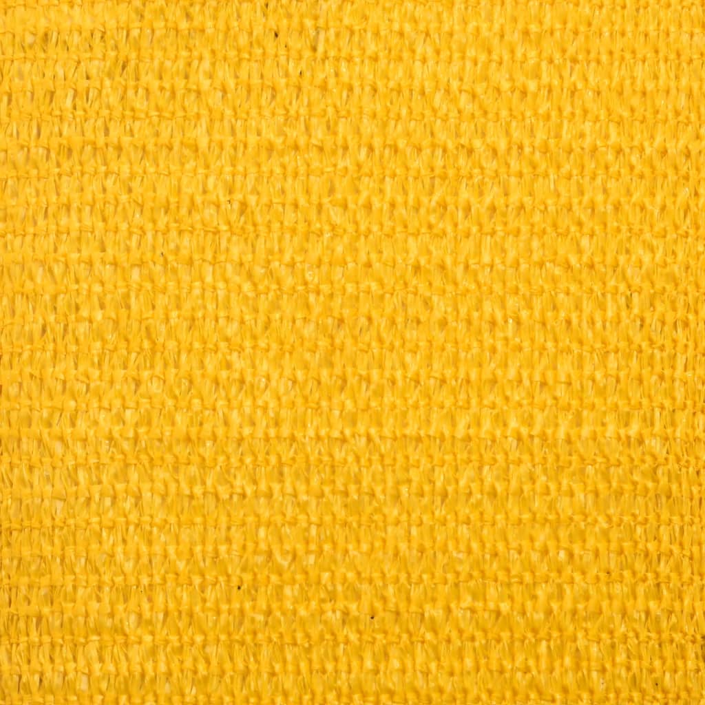 vidaXL Sunshade Sail 160 g/m² Yellow 2.5x4.5 m HDPE