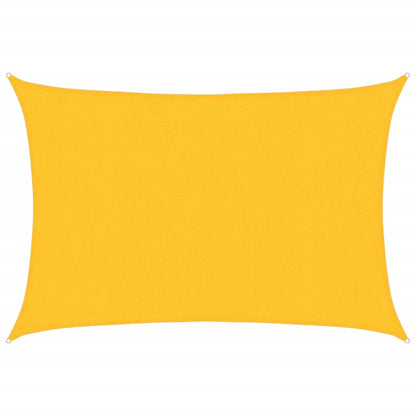vidaXL Sunshade Sail 160 g/m² Yellow 3x4 m HDPE