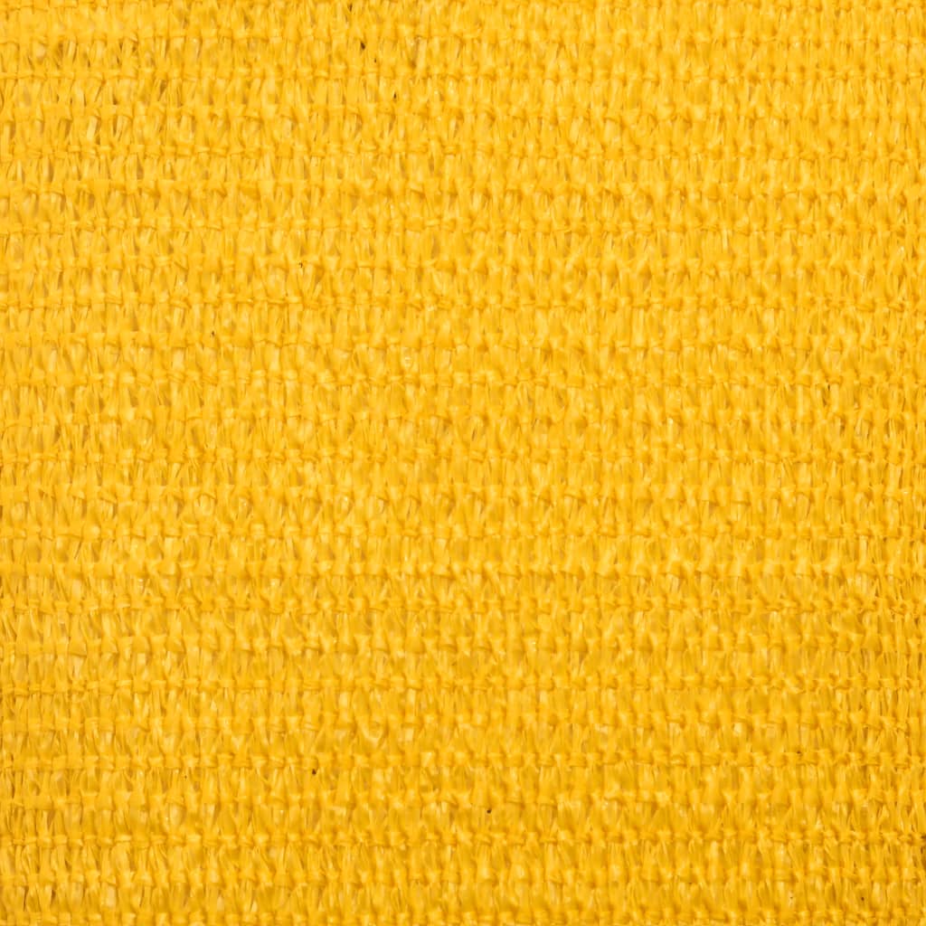 vidaXL Sunshade Sail 160 g/m² Rectangular Yellow 4x5 m HDPE