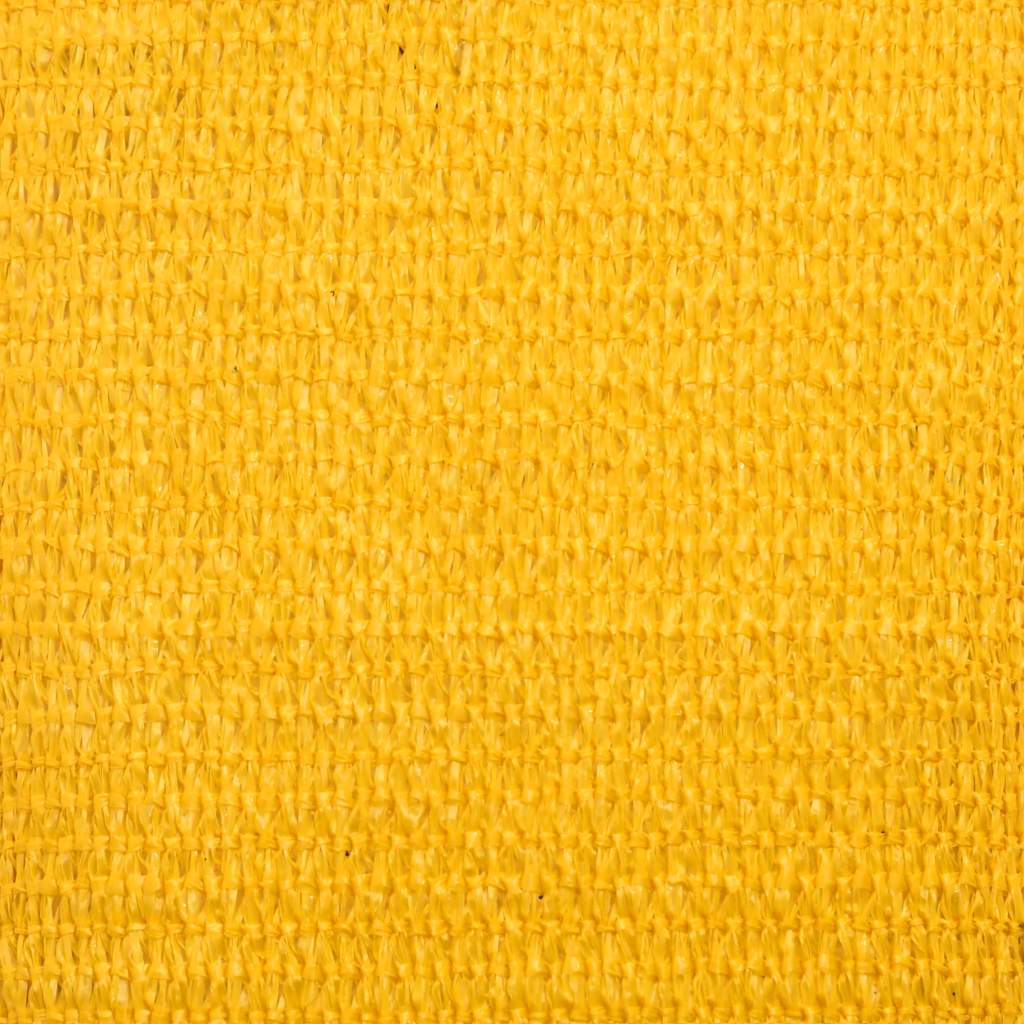 vidaXL Sunshade Sail 160 g/m² Rectangular Yellow 5x7 m HDPE
