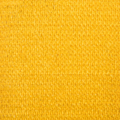 vidaXL Sunshade Sail 160 g/m² Triangular Yellow 2.5x2.5x3.5 m HDPE