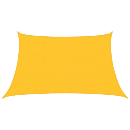 311598 vidaXL Sunshade Sail 160 g/m² Yellow 3/4x2 m HDPE