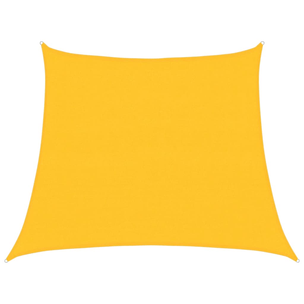 vidaXL Sunshade Sail 160 g/m² Yellow 3/4x3 m HDPE