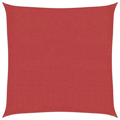 vidaXL Sunshade Sail 160 g/m² Red 2x2 m HDPE