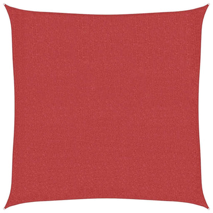 vidaXL Sunshade Sail 160 g/m² Red 3x3 m HDPE