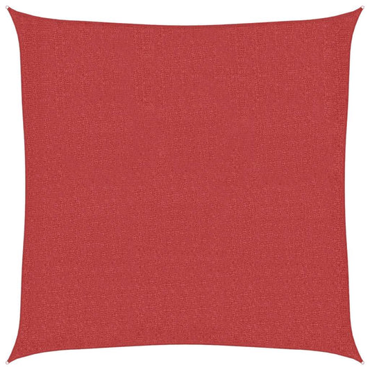 311604 vidaXL Sunshade Sail 160 g/m² Red 3x3 m HDPE