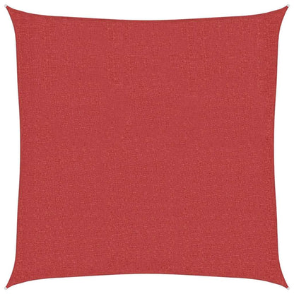 vidaXL Sunshade Sail 160 g/m² Red 3.6x3.6 m HDPE