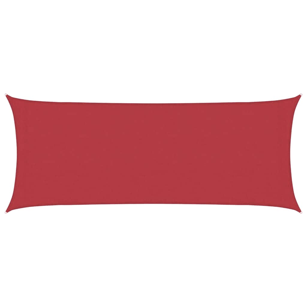 vidaXL Sunshade Sail 160 g/m² Red 2x4.5 m HDPE