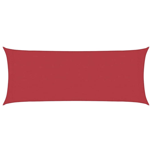 vidaXL Sunshade Sail 160 g/m² Red 2x4.5 m HDPE