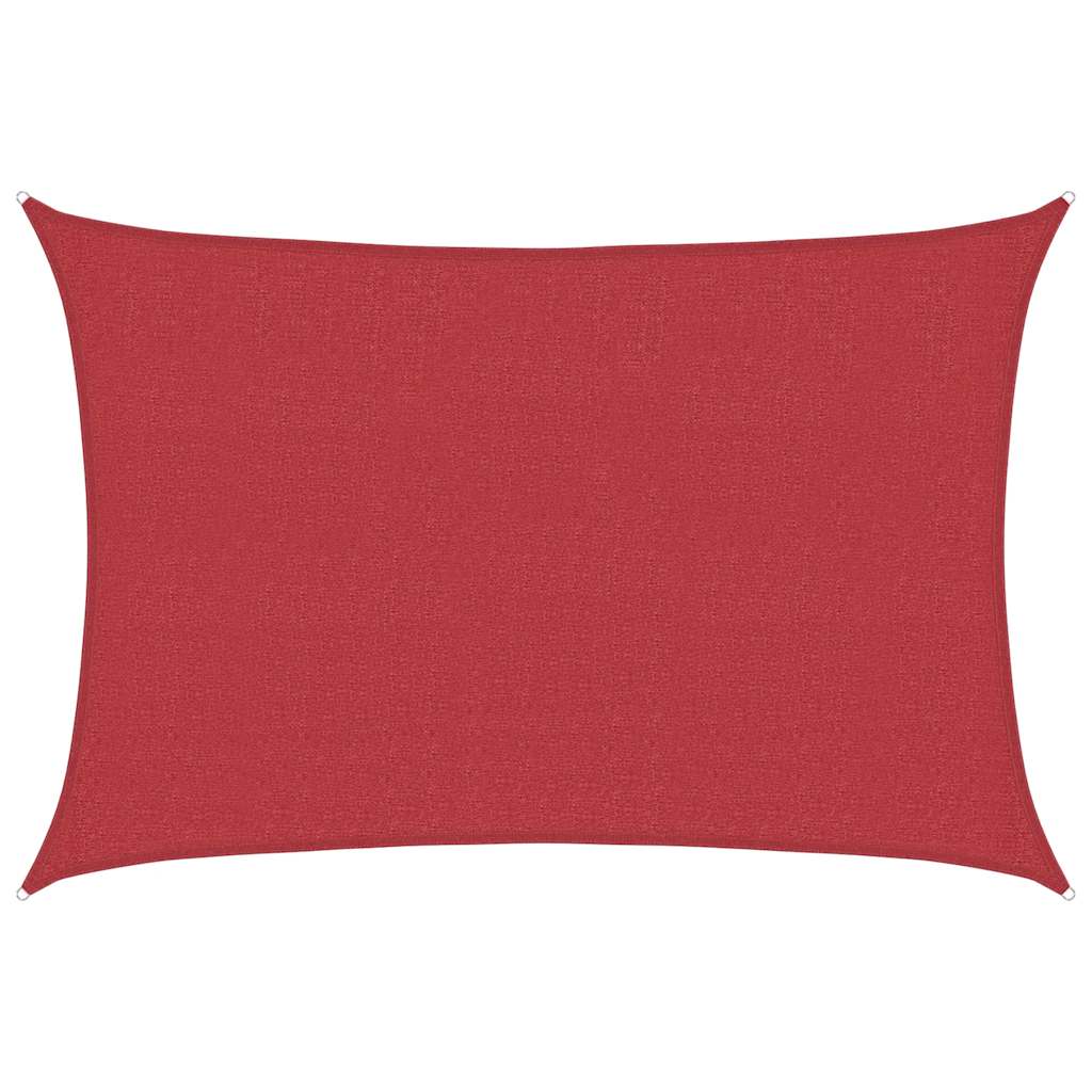 vidaXL Sunshade Sail 160 g/m² Red 4x5 m HDPE