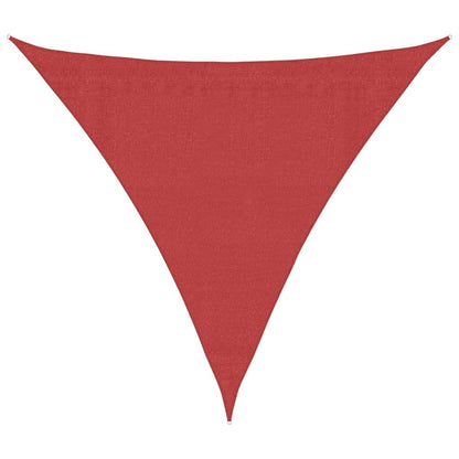 vidaXL Sunshade Sail 160 g/m² Red 3x3x3 m HDPE