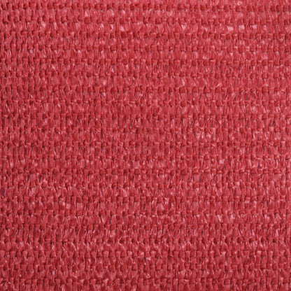 vidaXL Sunshade Sail 160 g/m² Red 3.5x3.5x4.9 m HDPE