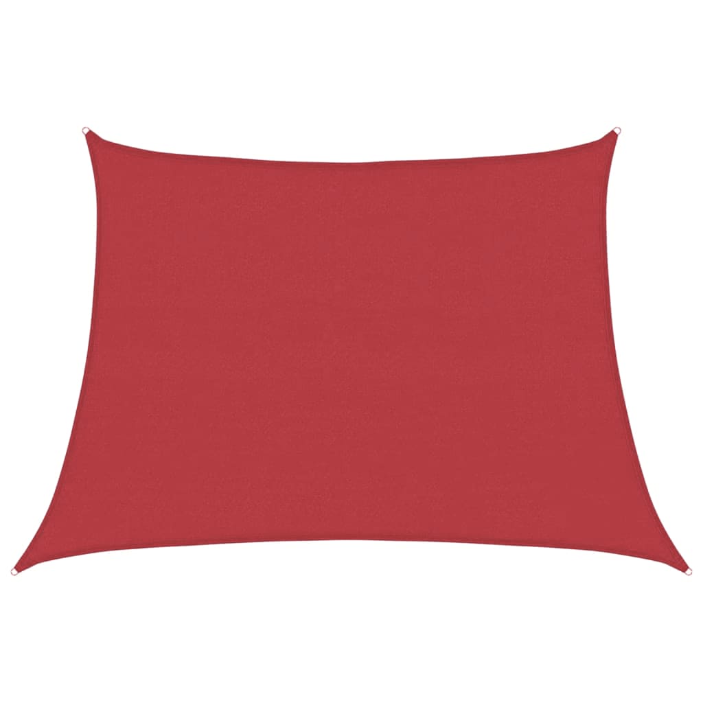 vidaXL Sunshade Sail 160 g/m² Red 4/5x3 m HDPE
