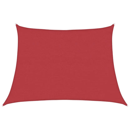 vidaXL Sunshade Sail 160 g/m² Red 4/5x3 m HDPE