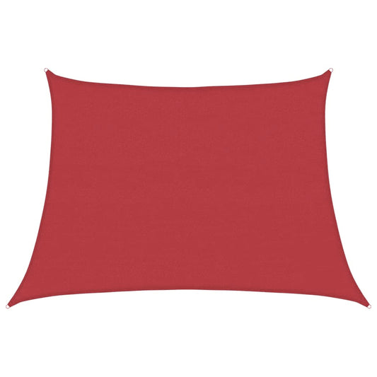 vidaXL Sunshade Sail 160 g/m² Red 4/5x3 m HDPE