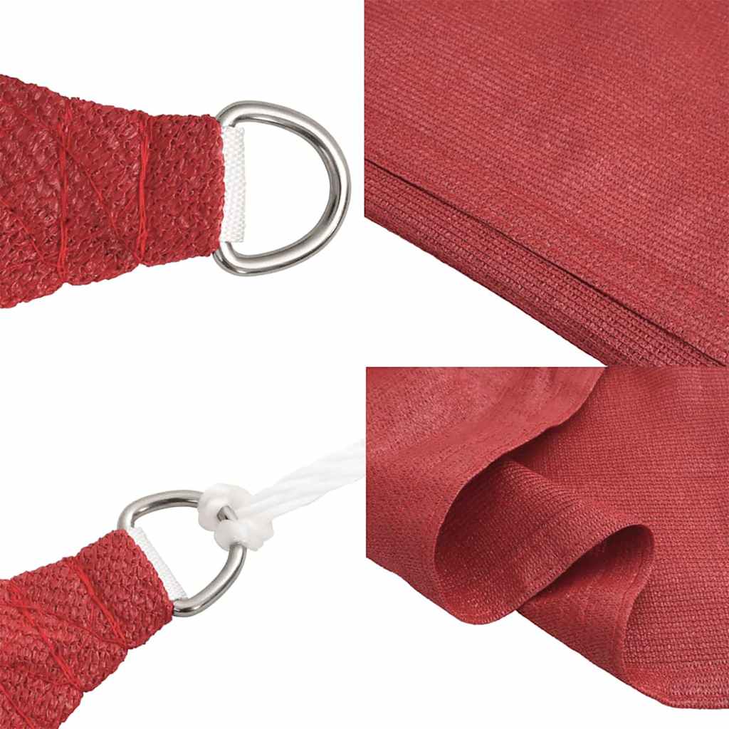 vidaXL Sunshade Sail 160 g/m² Red 4/5x4 m HDPE