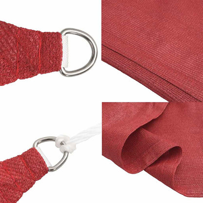 vidaXL Sunshade Sail 160 g/m² Red 4/5x4 m HDPE